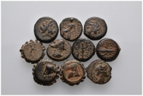 10 Ancient Bronze Pieces
(31,71gr)