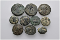 10 Ancient Bronze Pieces
(48,30gr)
