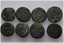 8 Ancient Bronze Pieces
(59,22gr)