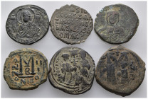 6 Ancient Bronze Pieces 
(56,63gr)