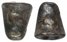 Sizilien. Akragas.

 Bronze (Hexas). Um 450 v. Chr.
Vs: Adler nach links stehend.
Rs: Krabbe.
Us: Zwei Wertkugeln.

16 mm. 7,20 g. 

Westerma...