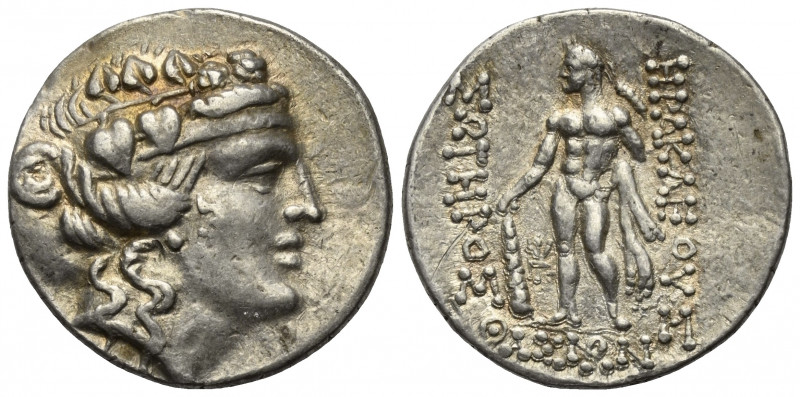 Inseln vor Thrakien. Thasos.

 Tetradrachme (Silber). Ca. 148 - 90 v. Chr.
Vs...