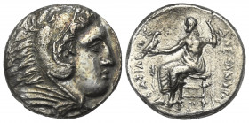 Königreich Makedonien. Alexander III. der Große (336 - 323 v. Chr.).

 Tetradrachme (Silber). Ca. 320 - 317 v. Chr. Amphipolis.
Vs: Kopf des jugend...
