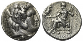 Königreich Makedonien. Alexander III. der Große (336 - 323 v. Chr.).

 Tetradrachme (Silber). Ca. 317 - 311 v. Chr. Babylon (?).
Vs: Kopf des jugen...