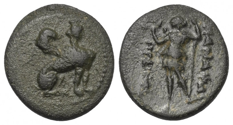 Pamphylien. Perge.

 Bronze. Ca. 260 - 230 v. Chr.
Vs: Sphinx nach rechts sit...