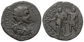 Kilikien. Seleukeia am Kalykadnos. Gordianus III. (238 - 244 n. Chr.).

 Bronze.
Vs: Büsten des Gordian mit Strahlenkrone, Paludament und Panzer re...