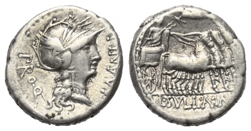 L. Sulla und L. Manlius Torquatus.

 Denar (Silber). 82 v. Chr. Feldmünzstätte...
