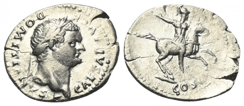 Domitianus (81 - 96 n. Chr.).

 Denar (Silber). 77 - 78 n. Chr. (unter Vespasi...