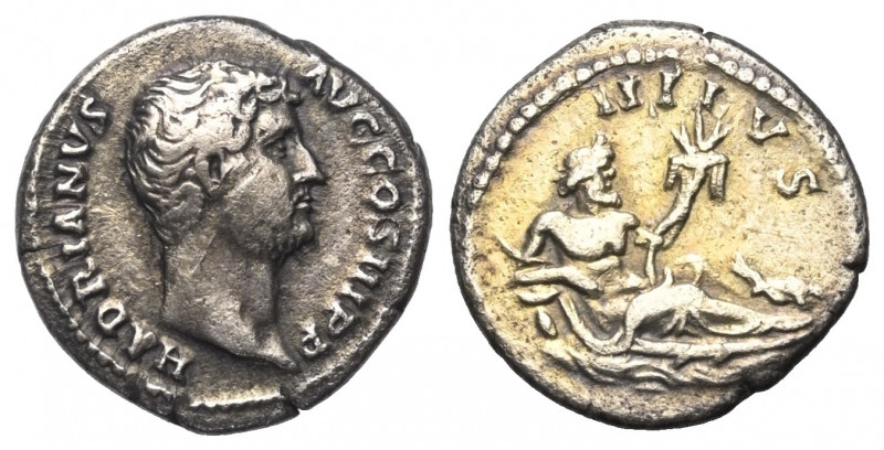 Hadrianus (117 - 138 n. Chr.).

 Denar (Silber). 136 n. Chr. Rom.
Vs: HADRIAN...