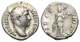 Hadrianus (117 - 138 n. Chr.).

 Denar (Silber). 137 n. Chr. Rom.
Vs: HADRIANVS AVG COS III P P. Kopf mit Lorbeerkranz rechts.
Rs: FIDES PVBLICA. ...