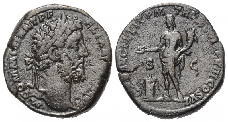 Commodus (177 - 192 n. Chr.).

 Sesterz. 190 n. Chr. Rom.
Vs: M COMMOD ANT P ...