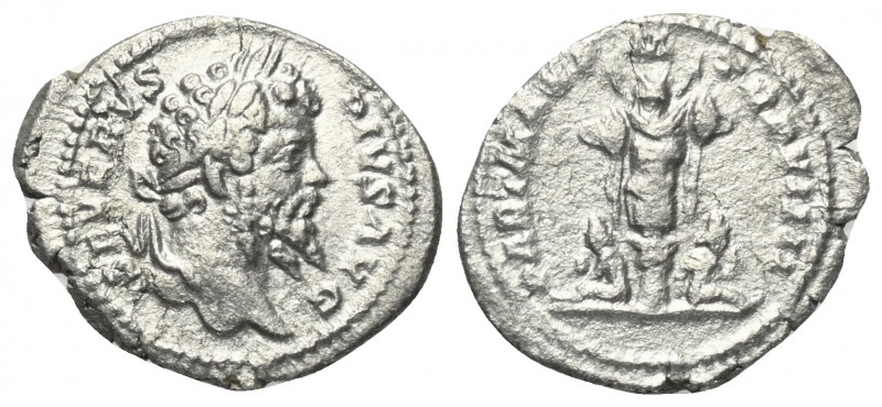 Septimius Severus (193 - 211 n. Chr.).

 Denar (Silber). 201 n. Chr. Rom.
Vs:...