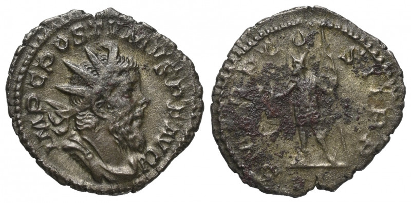 Postumus (260 - 269 n. Chr.).

 Antoninian (Billon). 260 n. Chr. Lugdunum.
Vs...