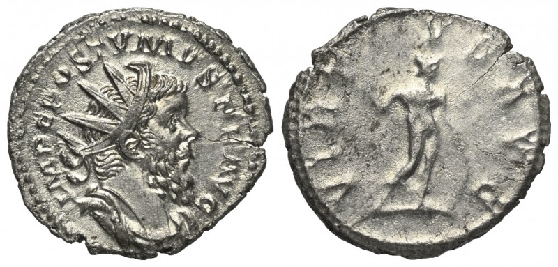 Postumus (260 - 269 n. Chr.).

 Antoninian (Silber). 262 n. Chr. Lugdunum.
Vs...