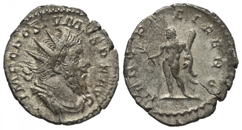 Postumus (260 - 269 n. Chr.).

 Antoninian (Silber). Nach 262 n. Chr. Trier.
...