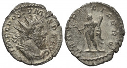 Postumus (260 - 269 n. Chr.).

 Antoninian (Silber). Nach 262 n. Chr. Trier.
Vs: IMP C POSTVMVS P F AVG. Gepanzerte, drapierte Büste mit Strahlenkr...