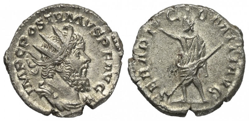 Postumus (260 - 269 n. Chr.).

 Antoninian (Silber). 266 - 267 n. Chr. Köln.
...