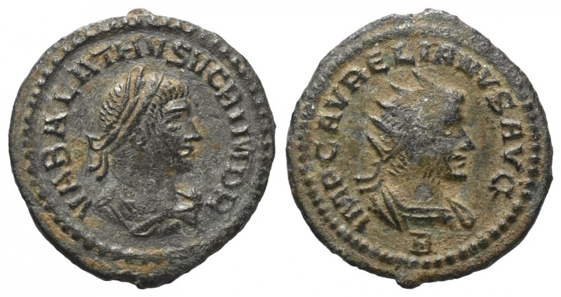 Vabalathus (272 n. Chr.).

 Antoninian. 270 - 272 n. Chr. Antiochia.
Vs: VABA...