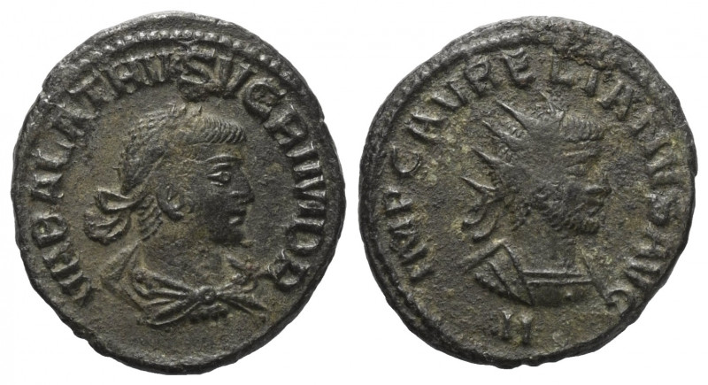Vabalathus (272 n. Chr.).

 Antoninian. 270 - 272 n. Chr. Antiochia.
Vs: VABA...