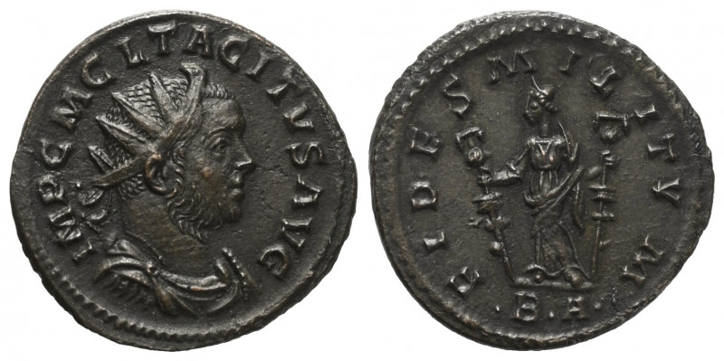 Tacitus (275 - 276 n. Chr.).

 Antoninian. 275 - 276 n. Chr. Lugdunum.
Vs: IM...
