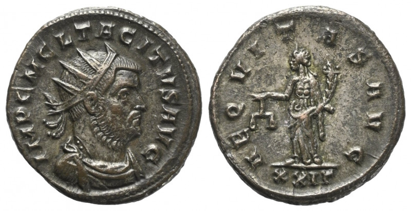 Tacitus (275 - 276 n. Chr.).

 Antoninian. 276 n. Chr. Rom.
Vs: IMP C M CL TA...