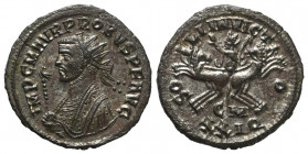 Probus (276 - 282 n. Chr.).

 Antoninian (Billon). 276 - 282 n. Chr. Cyzicus.
Vs: IMP C M AVR PROBVS P F AVG. Büste mit Strahlenkrone, Adlerszepter...