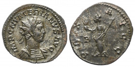 Numerianus (283 - 284 n. Chr.).

 Antoninian. 283 - 284 n. Chr. Lugdunum.
Vs: IMP C NVMERIANVS AVG. Büste mit Strahlenkrone und Panzer rechts.
Rs:...
