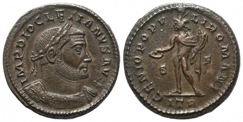 Diocletianus (284 - 305 n. Chr.).

 Follis. 302 - 303 n. Chr. Trier.
Vs: IMP ...