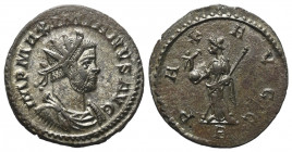 Maximianus I. Herculius (285 - 310 n. Chr.).

 Antoninian. 290 - 294 n. Chr. Lugdunum.
Vs: IMP MAXIMIANVS AVG. Büste mit Strahlenkrone, Paludament ...