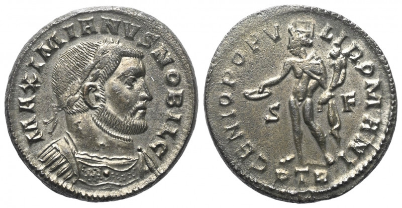 Maximianus I. Herculius (285 - 310 n. Chr.).

 Follis. 303 - 305 n. Chr. Treve...