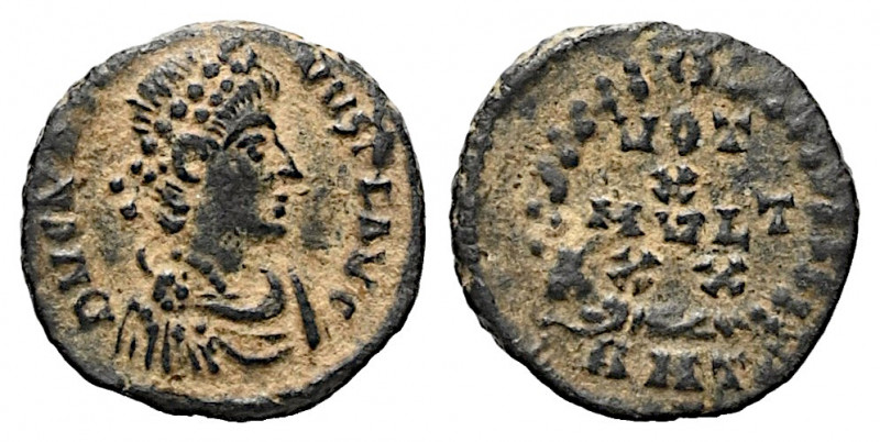 Arcadius (383 - 408 n. Chr.).

 Halbcentenionalis. 383 - 388 n. Chr. Antiochia...
