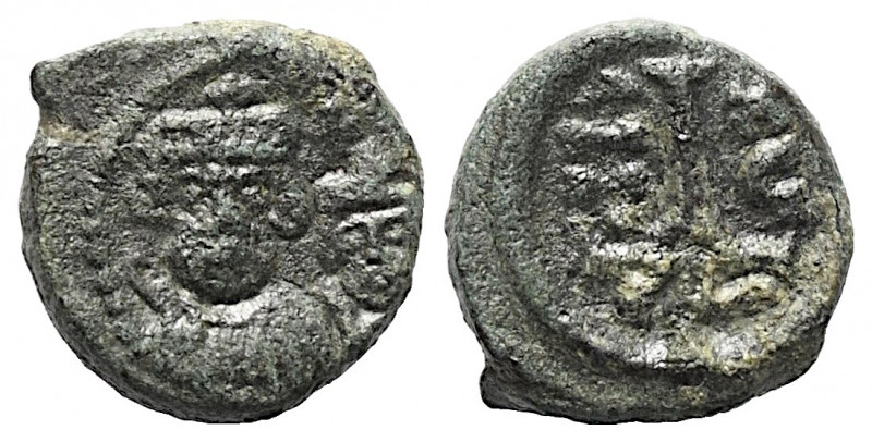 Heraclius (610 - 641 n. Chr.).

 Dekanummion. 624 / 625 n. Chr. Catania.
Vs: ...