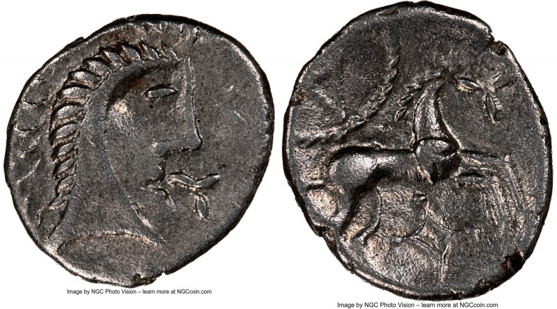 BRITAIN. Iceni. Ca. 20 BC-AD 40 or Queen Boudicca (AD 61). AR unit (14mm, 1.26 g...