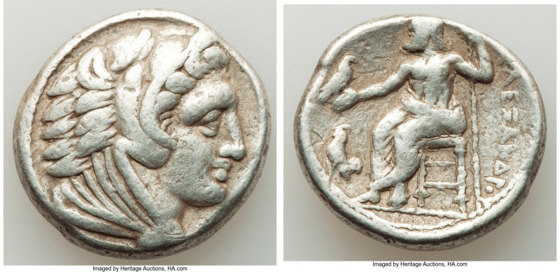 MACEDONIAN KINGDOM. Alexander III the Great (336-323 BC). AR tetradrachm (25mm, ...