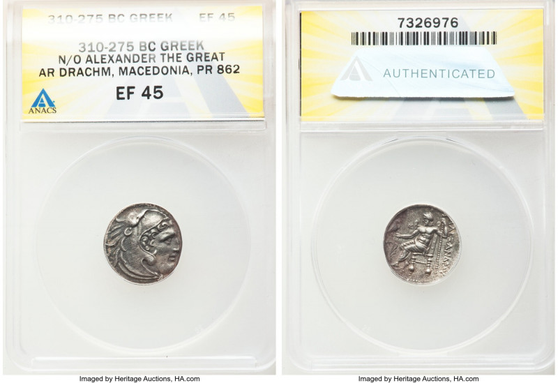 MACEDONIAN KINGDOM. Alexander III the Great (336-323 BC). AR drachm (17mm, 1h). ...