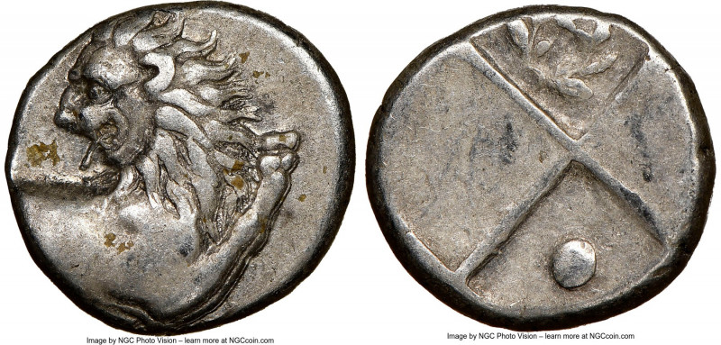 THRACE. Chersonesus. Ca. 4th century BC. AR hemidrachm (12mm). NGC Choice XF. Pe...