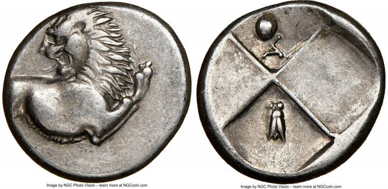 THRACE. Chersonesus. Ca. 4th century BC. AR hemidrachm (13mm). NGC XF. Persic st...