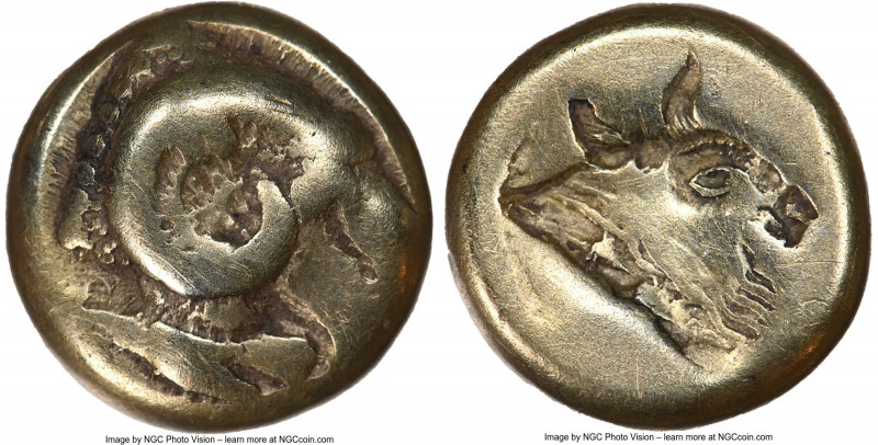 LESBOS. Mytilene. Ca. 478-455 BC. EL sixth stater or hecte (10mm, 2.40 gm, 7h). ...