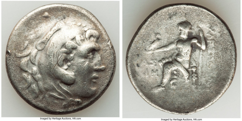 PAMPHYLIA. Aspendus. Ca. 212-181 BC. AR tetradrachm (30mm, 16.73, 11h). Fine, sc...