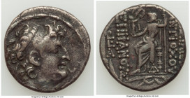 SELEUCID KINGDOM. Antiochus VIII Epiphanes Grypus (121-96 BC). AR tetradrachm (27mm, 15.35 gm, 12h). Choice Fine. Antioch, 109-96 BC. Diademed head of...