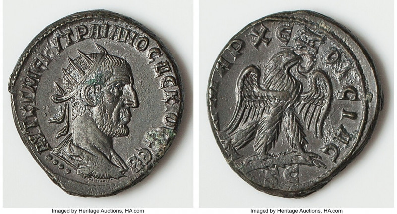SYRIA. Antioch. Trajan Decius (AD 249-251). BI tetradrachm (26mm, 11.59 gm, 12h)...