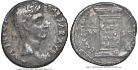 Augustus (27 BC-AD 14). AR denarius (19mm, 7h). NGC Fine, scratches. Rome, Ludi Saeculares (Secular Games) issue, 16 BC, L. Mescinius Rufus, moneyer. ...