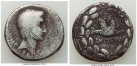 Augustus (27 BC-AD 14). AR cistophorus (25mm, 10.98 gm, 1h). Fine, scratches. Ephesus, ca. 25-20 BC. IMP•-CAE-SAR, bare head of Augustus right; linear...