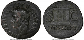 Divus Augustus (27 BC-AD 14). AE as (29mm, 10.85 gm, 6h). NGC Choice VF 4/5 - 4/5. Rome, AD 22/3-30. DIVVS AVGVSTVS PATER, radiate head of Augustus le...