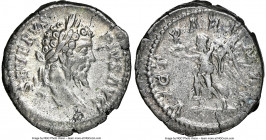 Septimius Severus (AD 193-211). AR denarius (20mm, 6h). NGC Choice VF. Rome, AD 202-210. SEVERVS-PIVS AVG, laureate head of Septimius Severus right / ...