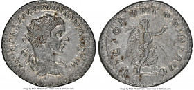 Elagabalus (AD 218-222). AR antoninianus (23mm, 4.39 gm, 12h). NGC AU 4/5 - 2/5, marks. Rome. IMP CAES M AVR ANTONINVS AVG, radiate, draped bust of El...