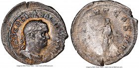 Balbinus (April-July AD 238). AR denarius (20mm, 2.19 gm, 6h). NGC Choice XF 4/5 - 1/5, scratches. Rome. IMP C D CAEL BALBINVS AVG, laureate, draped, ...