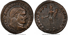 Maximian, First Reign (AD 286-310), as Senior Augustus. AE follis or BI nummus (27mm, 11.18 gm, 6h). NGC Choice XF 5/5 - 3/5. Heraclea, 3rd officina, ...