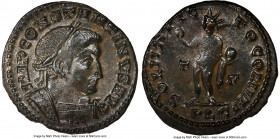 Constantine I the Great (AD 307-337). BI follis or reduced nummus (20mm, 2.94 gm, 12h). NGC MS 3/5 - 5/5. Lugdunum, 1st officina, AD 313-314. IMP CONS...