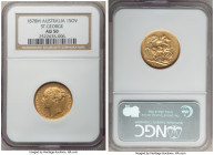 Victoria gold "St. George" Sovereign 1878-M AU50 NGC, Melbourne mint, KM7, S-3857. AGW 0.2355 oz. 

HID09801242017

© 2022 Heritage Auctions | All...